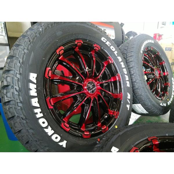 ハイエース 200系 タイヤホイール セット YOKOHAMA ヨコハマ ジオランダー AT 215/65R16 ホワイトレター 車検対応 16インチ  BD12 : g015-bd1216red-m1 : Wheel-And-Tyre-SHOP WAT - 通販 - Yahoo!ショッピング