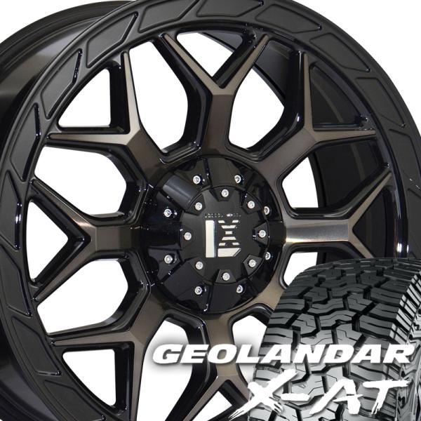 シルバ GEOLANDAR JL JK ラングラー 18インチ LEXXEL InFerno ヨコハマ