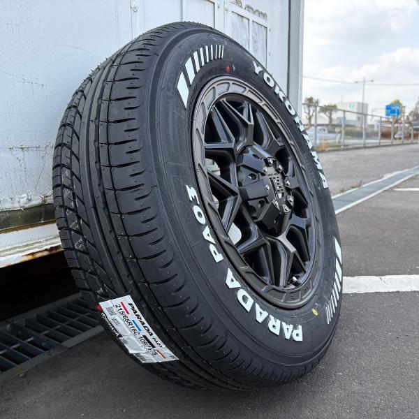 中古溝ありヨコハマパラダタイヤ2本　215/65R16Cハイエース PARADA 車検対応 200系 ハイエース 新品 サマータイヤ ヨコハマ パラダ