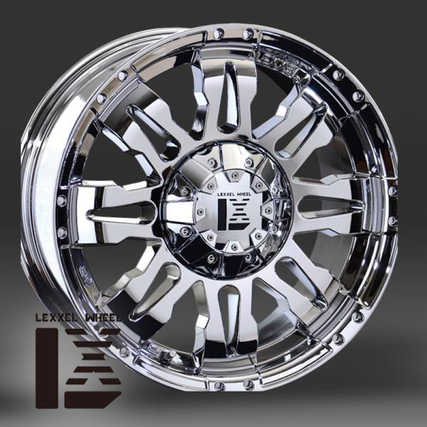 レクセル ホイール 新品 アルミホイール Balano バレーノ クローム 17  