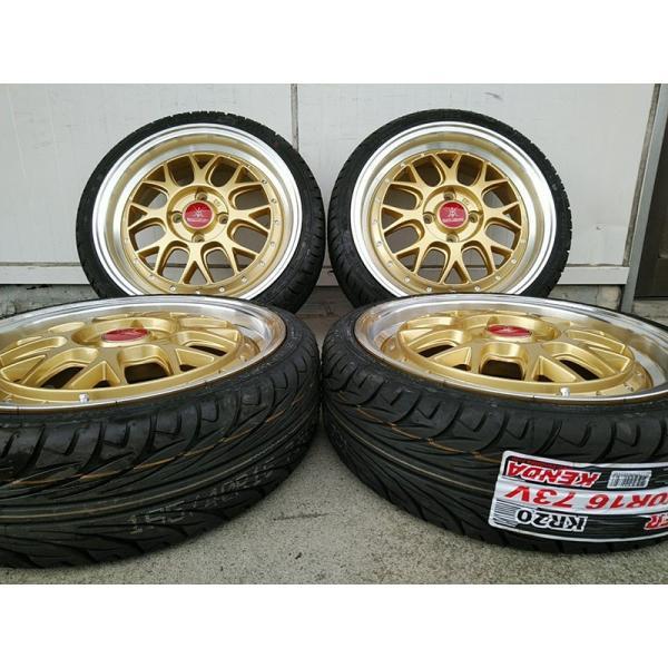 美品16インチ！タイヤホイール4本セット！軽自動車等に KENDA（ケンダ） Artemis MA-01 綺麗な軽四用16inホイール KENDA KR20
