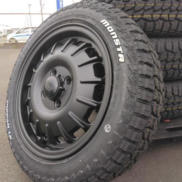 MONSTA TYRES 新品 N-BOX タント スペーシア サマータイヤ ホイール4本 