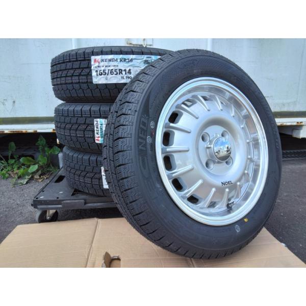 Kenda KR36 14インチスタッドレスタイヤ4本セット KENDA（ケンダ） KR36 ICETEC NEO 155/65R14 75Q スタッドレス 冬