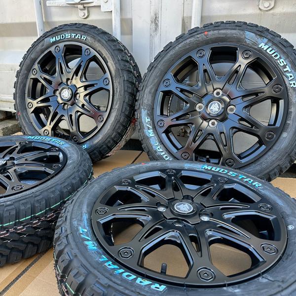 MUDSTAR ハスラー タフト ハイゼットジャンボ タイヤホイールセット 15