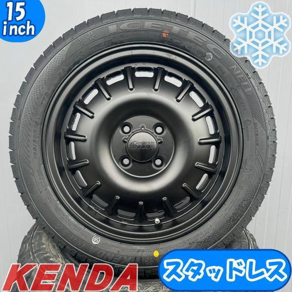 ICETEC 冬タイヤ スタッドレスタイヤ ホイールセット ハスラー 
