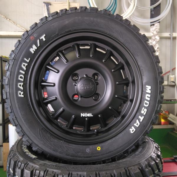 MUDSTAR 新品 4本セット ハスラー タイヤホイールセット マッドスター