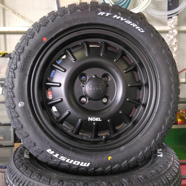 MONSTA TYRES 【要カスタム】 アゲ軽 軽トラ 軽バン 14インチ タイヤ