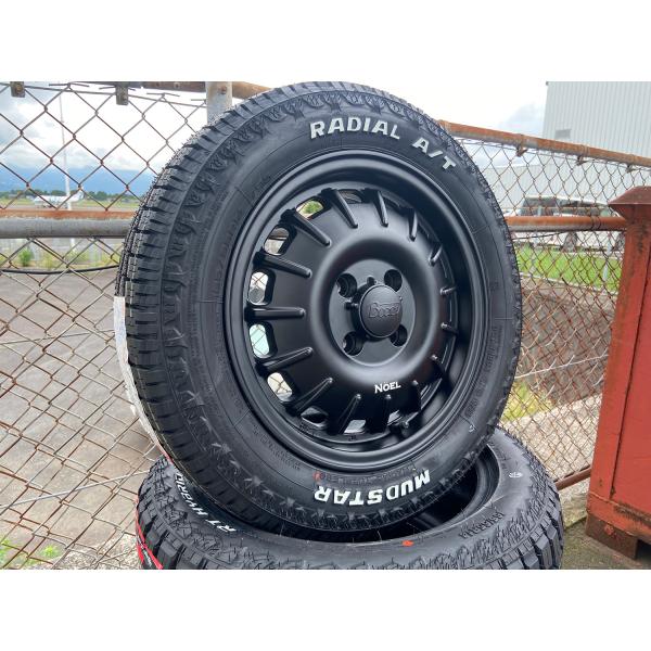 マッドスター　M/T 165/65R15 ホワイト　デリカ・ハスラー　2本セット MUDSTAR ハスラー タフト デリカミニ ウェイク スペーシアギア