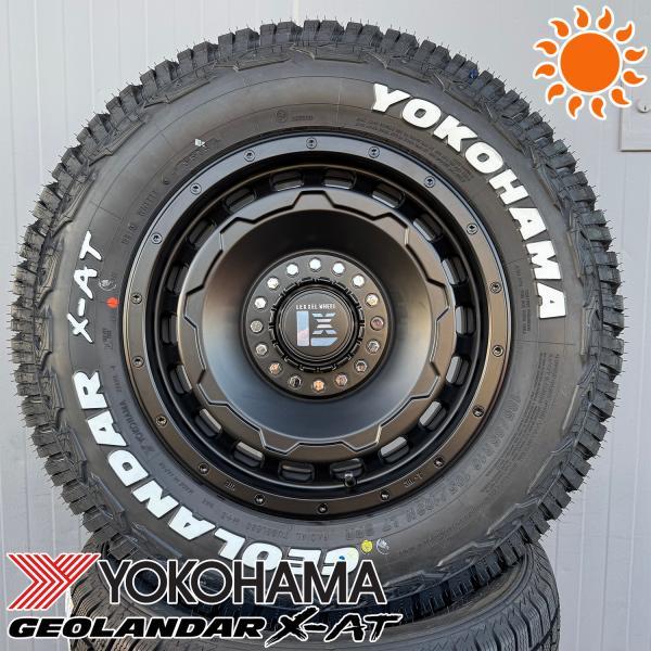 ジムニー JA12 JA11 ヨコハマ ジオランダー X-AT 185/85R16 ホワイト