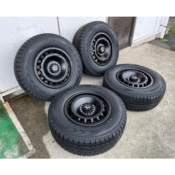 【最終値下げ】ヨコハマアイスガードG075 265/70 R17ラングラー アイスガード SUV G075 265/70R17 スタッドレスタイヤ ホイール4