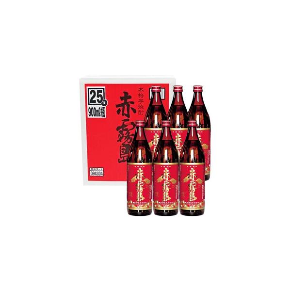 赤霧島 25度 900ml 6本 1ケース Amazon.co.jp: 赤霧島900ml 25°霧島酒造 6本セット : 食品・飲料