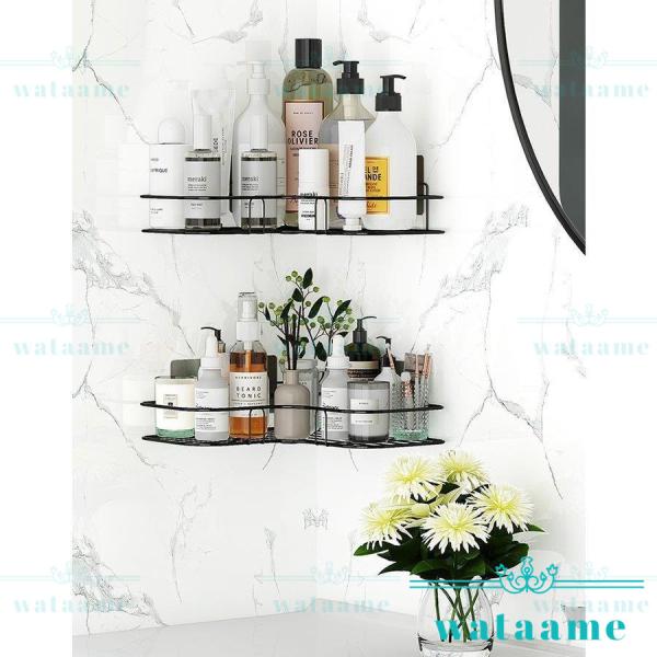 お風呂収納 バスルームラック バスラック 壁掛け 小物 バス コーナーラック 壁面 簡単収納 台所 スタンド おしゃれ 浴室 Sale 99 Off 棚 ラック 水切り設計