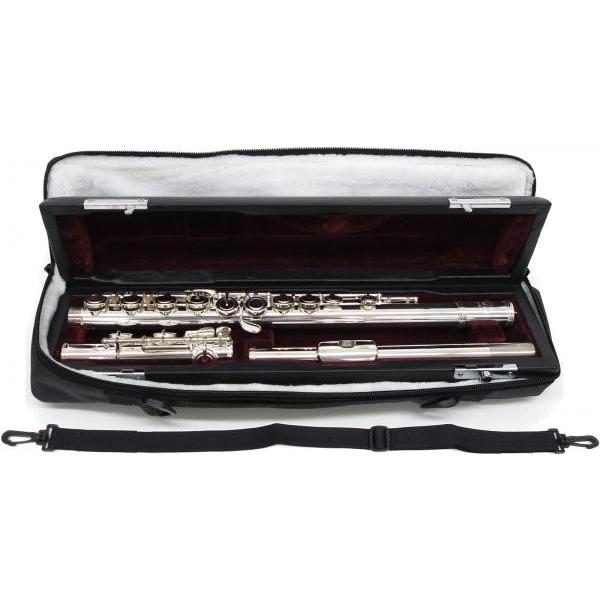 アウトレット表記品は外観上の問題となり演奏に問題はございません。オフセットで左手薬指が楽に押さえられるよう センターからやや外側にキイが配列。キイを閉じるのが難しい初心者にお勧めのカバードキー。第3オクターブのＥ(ミ)の音が出しやすいEメカ...