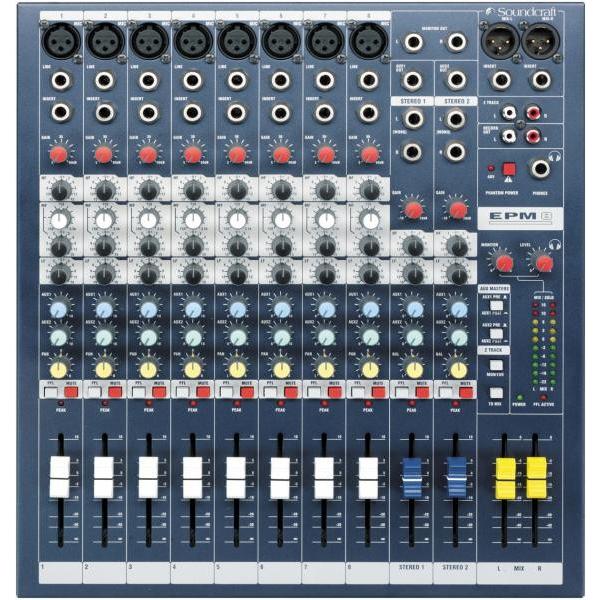 SOUND CRAFT(サウンドクラフト) EPM8 ◆ アナログミキサー【6月26日時点、在庫あり 】