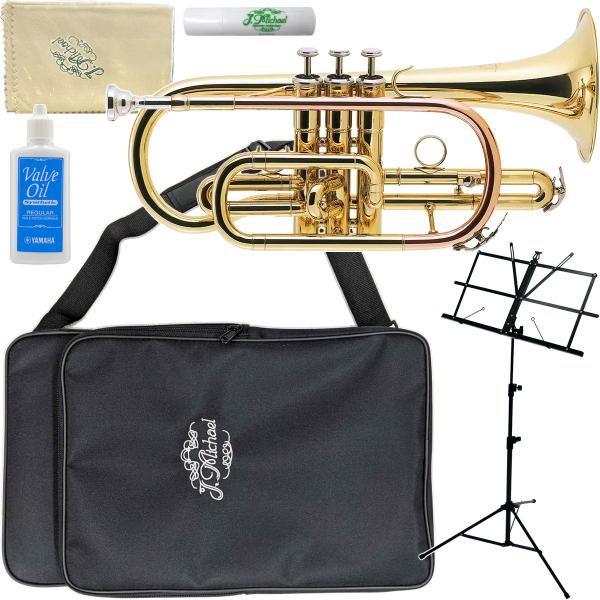 【以下対応不可　北海道 沖縄 離島 代引き 同梱】コルネットはトランペットよりも柔らかな音色。運指は同じですので持ち替えとしても楽しんで頂けます。フレーズの移り変わりも滑らかでゆったりとした演奏をお楽しみ頂けます。ゴールドコルネットはシルバ...