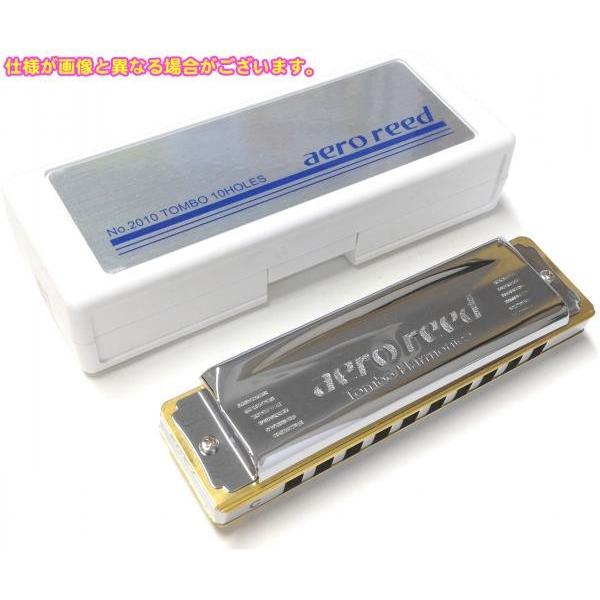 TOMBO aero reed 2010 E�� �G�A�����[�h 10�� �A���~�{�f�B ���{�� �u���[�X�n�[�v �^�C�v No.2010 Blues Harmonica�@�ȉ��Ή��s�� �k�C�� ���� ���� �����