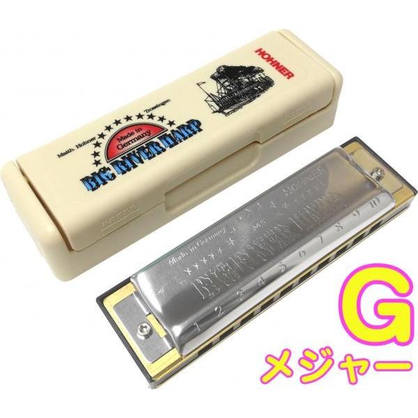 HOHNER(z[i[) Big River Harp G MS 590/20 10 rbOo[n[v u[Xn[v^ 10Holes blues harmonica@kC  s