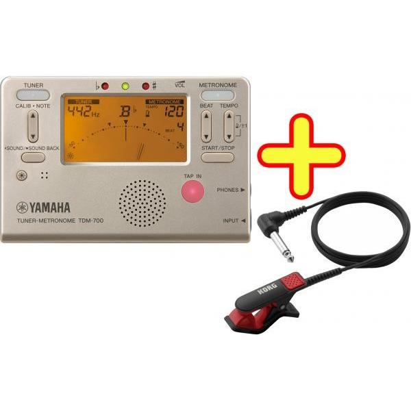 YAMAHA(}n) TDM-700G S[h `[i[gm[ N}`bN`[i[ Ǌy metronome tuner gold CM-300 Zbg B@kC  s