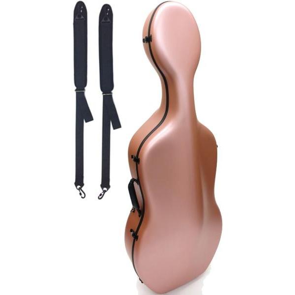 Carbon Mac CFC-2S Te sNS[h `F P[X S-PKG n[hP[X 4/4 bN cello cases satin pink gold@kC    s