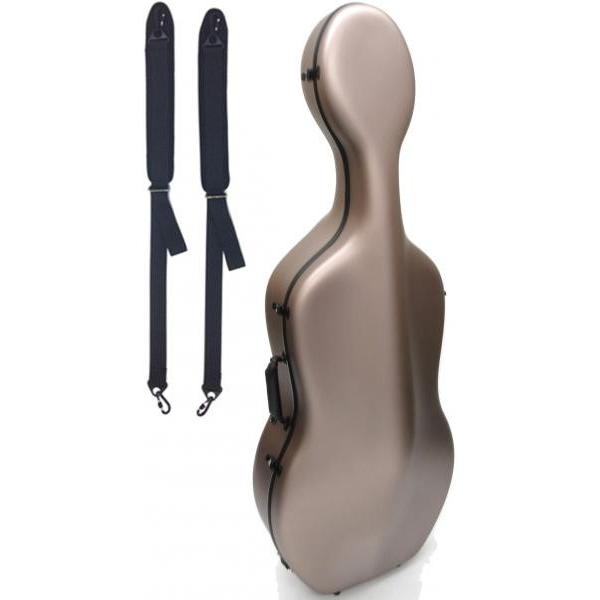 Carbon Mac CFC-2S �T�e�� �V�����p���S�[���h �`�F�� �P�[�X S-CPG �n�[�h�P�[�X 4/4 �����b�N cello cases satin gold�@�k�C�� ���� ���� ����� �����s��