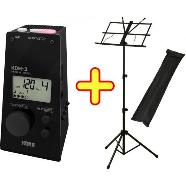 KORG AEgbg KDM-3-BK fW^ gm[ ubN dqgm[ F black digital metronome KDM-3 BK ʑ Zbg B@kC  s