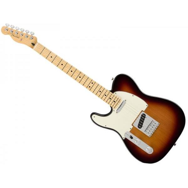 Player Telecaster Left-Handed, Maple Fingerboard, 3-Color Sunburst