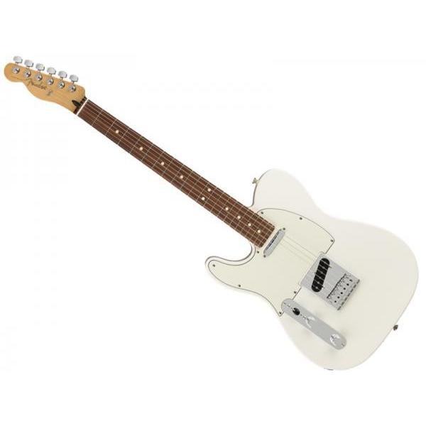 Player Telecaster Left-Handed Polar White Pau Ferro