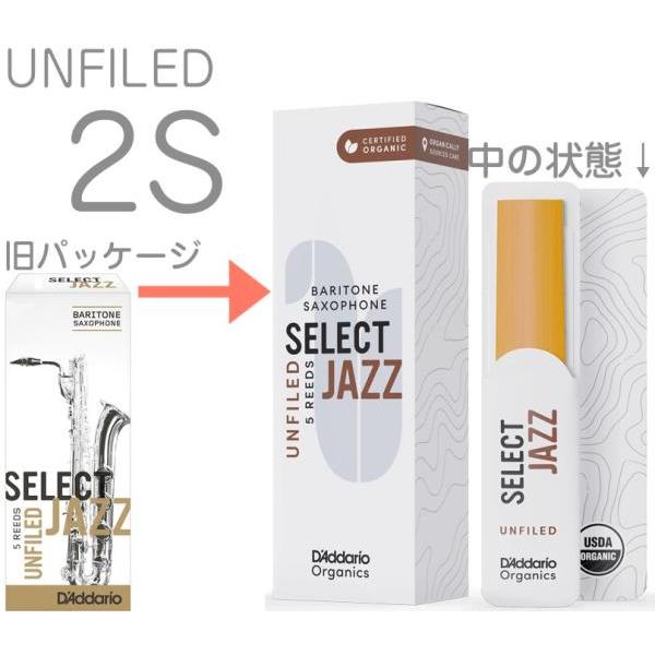 D'Addario Woodwinds ORRS05BSX2S セレクトジャズ バリトンサックス