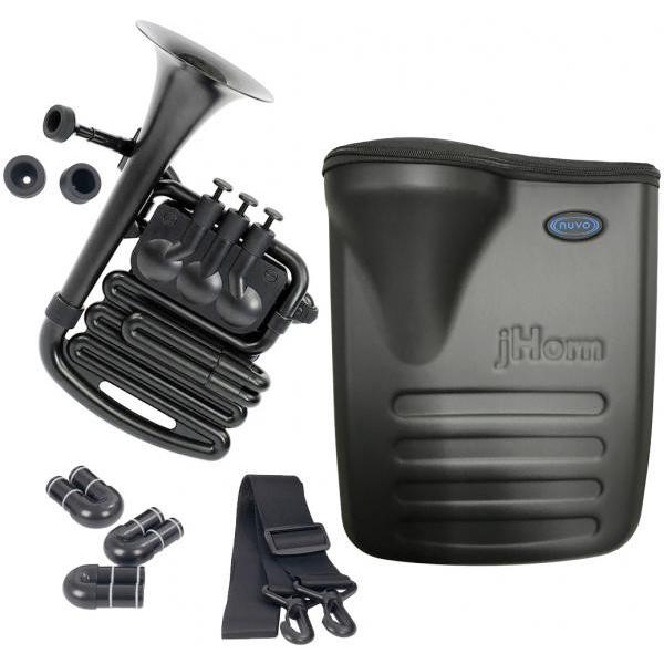 バリトンホーン ユーフォニアム トロンボーンと同じ音域。形や構えはユーフォっぽい。フレンチホルンよりもアルトホルン寄り。チューニングはB♭ですがC調にできる管付き。耐久性のある ABS樹脂で音色は大きくて表現力があり。マウスピースにゴムのよ...