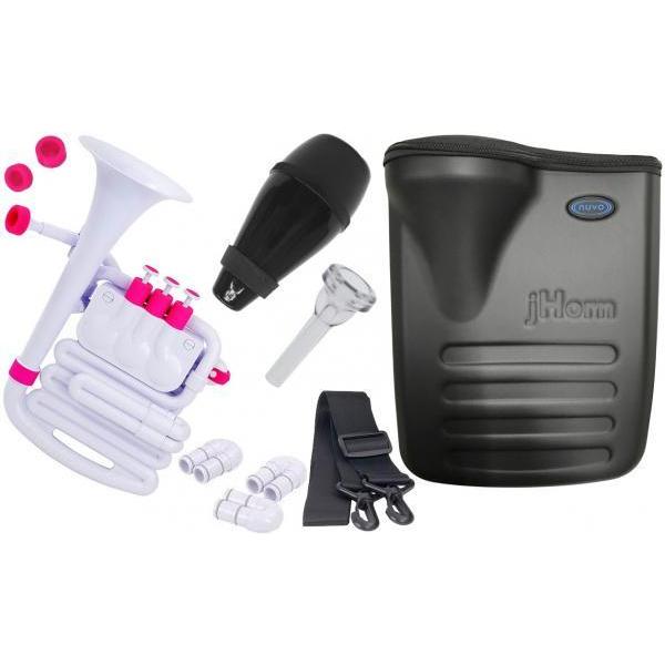 バリトンホーン ユーフォニアム トロンボーンと同じ音域。形や構えはユーフォっぽい。フレンチホルンよりもアルトホルン寄り。チューニングはB♭ですがC調にできる管付き。耐久性のある ABS樹脂で音色は大きくて表現力があり。マウスピースにゴムのよ...