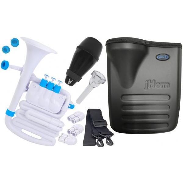 バリトンホーン ユーフォニアム トロンボーンと同じ音域。形や構えはユーフォっぽい。フレンチホルンよりもアルトホルン寄り。チューニングはB♭ですがC調にできる管付き。耐久性のある ABS樹脂で音色は大きくて表現力があり。マウスピースにゴムのよ...