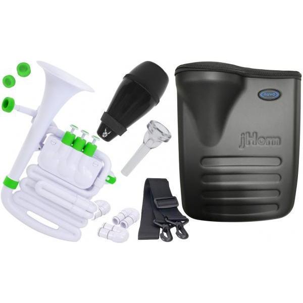 バリトンホーン ユーフォニアム トロンボーンと同じ音域。形や構えはユーフォっぽい。フレンチホルンよりもアルトホルン寄り。チューニングはB♭ですがC調にできる管付き。耐久性のある ABS樹脂で音色は大きくて表現力があり。マウスピースにゴムのよ...