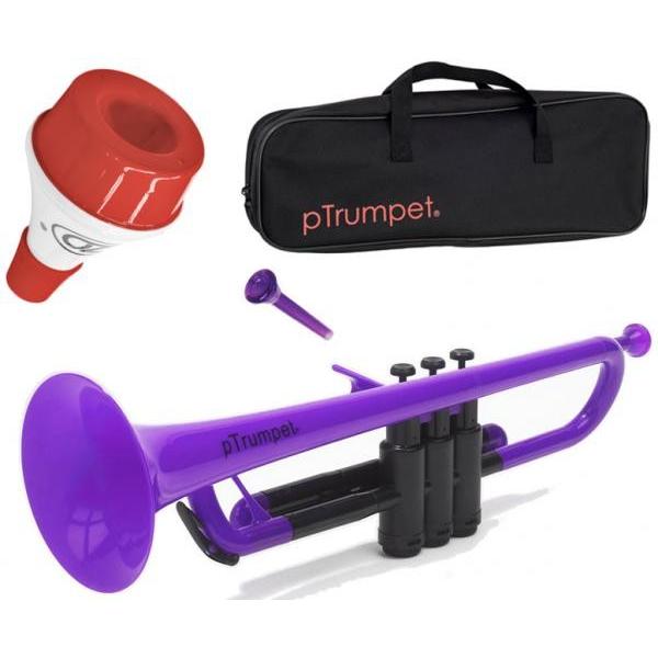 PINSTRUMENTS pTrumpet パープル プラスチック トランペット 管楽器 Pトランペット trumpet purple PTRUMPET1P ミュート セット 2　北海道 沖縄 離島不可