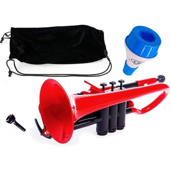 音を小さくして練習をしやすくするミュートのセット。プラスチックの性質上 少し抵抗感が強く運指を変えたときの音の変化も音の立ち上がりが少し遅い印象ですが慣れれば高音までしっかり音がなります。金属製ピストンではないメリットとしてはサビない,軽い...