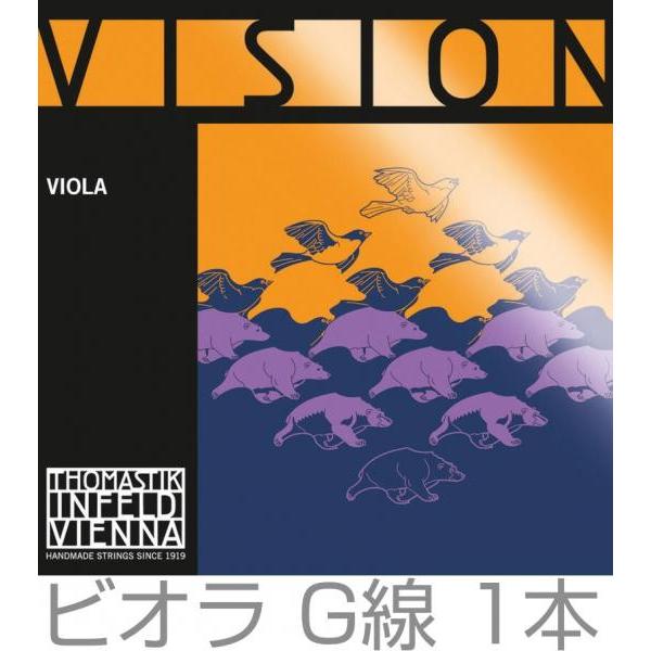 Thomastik-Infeld(g}XeBbN CtFg) VISION VI23 rI o 1{ G BW VZeBbNRA Vo[ Viola Strings MEDIUM