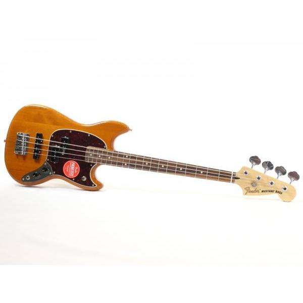 Player Mustang Bass PJ Aged Natural Pau Ferro