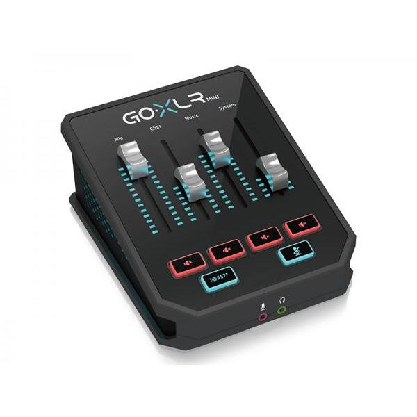 GoXLR Mini ミキサー オーディオインターフェース 動作確認済 TC HELICON GO XLR MINI 配信用 オーディオインターフェイス ミキサー