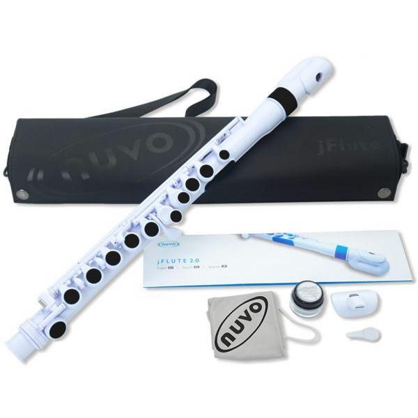 NUVO jFlute N220JFWB �v���X�`�b�N �t���[�g �z���C�g �u���b�N ���ǂ��p j�t���[�g �h�[�i�c �n���^ ������ plastic flute black�@�k�C�� ���� �����s��