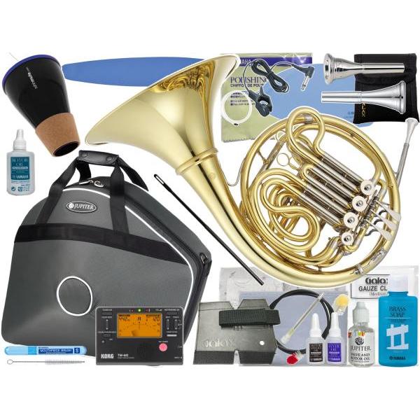 ヤマハYHR-567D同等クラス。イエローブラスベルで部分的にマウスパイプのみローズブラスで豊かな音色。1・2・3番ロータリーのレバーがメカニカルアクション 4番ロータリーのレバーがコードアクション■JUPITER double horn ...