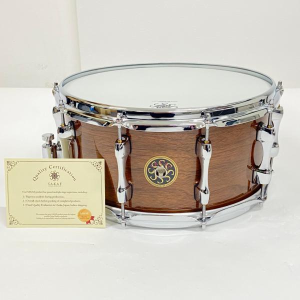 SAKAE OSAKA HERITAGE SD1465WNJ (14x6.5) JAPAN CUSTOM SNARE Walnut アウトレット特価【在庫有り  夏特価   】