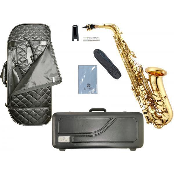 JUPITER (ジュピター) JAS500 アルトサックス ラッカー ゴールド 管楽器 Alto saxophone gold JAS-500 セット E　北海道 沖縄 離島不可　