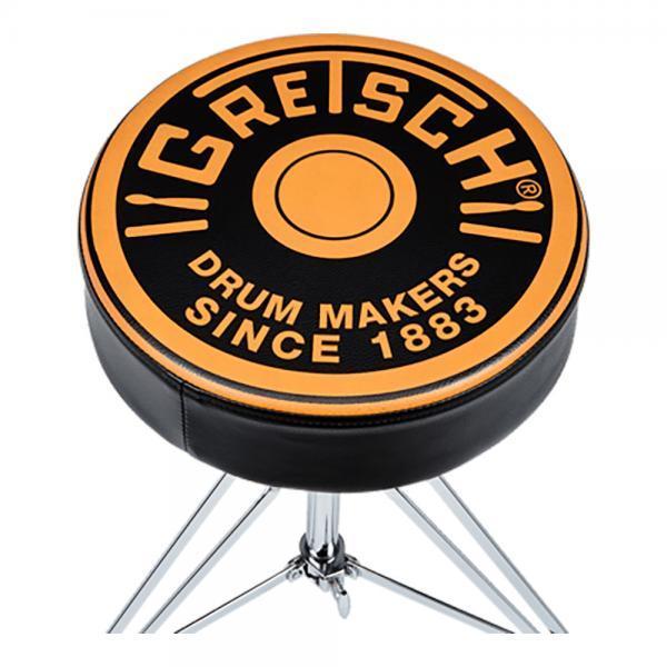 GRETSCH(�O���b�`) DRUM THRONE WITH ROUND BADGE LOGO GR9608-2 �y �C�X �h���� �X���[�� �z