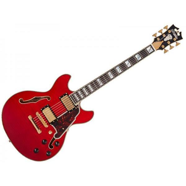 D'Angelico(fBAWFR) Excel Mini DC Trans Cherry Z~AR GLM^[ y nƍ Z[  z