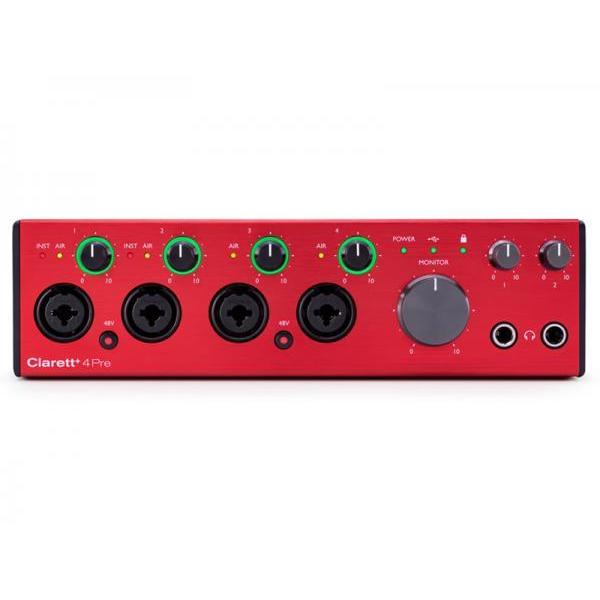 Focusrite(フォーカスライト) CLARETT+ 4Pre オーディオ