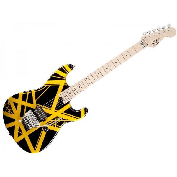 ヴァン・ヘイレン EVH(イーブイエイチ) Striped Series Black with Yellow Stripes