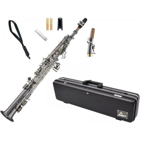 Antigua SS4290 パワーベル BC ソプラノサックス ブラックニッケル
