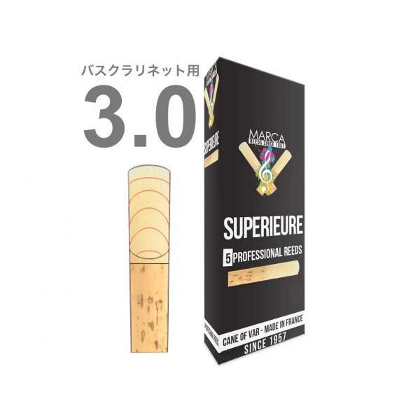 MARCA(�}�[�J) �X�y���A�� �o�X�N�����l�b�g 3�� ���[�h 5������ 1�� Bass clarinet professional reed SUPERIEURE 3.0�@�k�C�� ���� �����s��