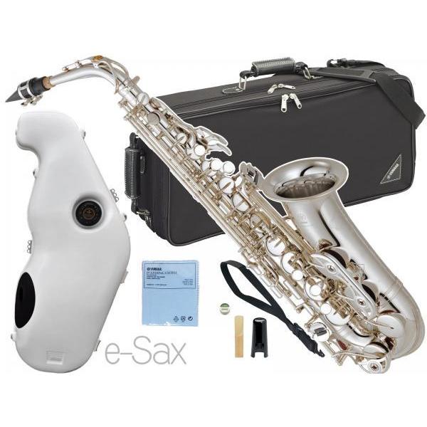 YAMAHA(ヤマハ) YAS-62S アルトサックス 銀メッキ 日本製 管楽器 Alto saxophone silver e-Sax ES3-AS セット　北海道 沖縄 離島不可