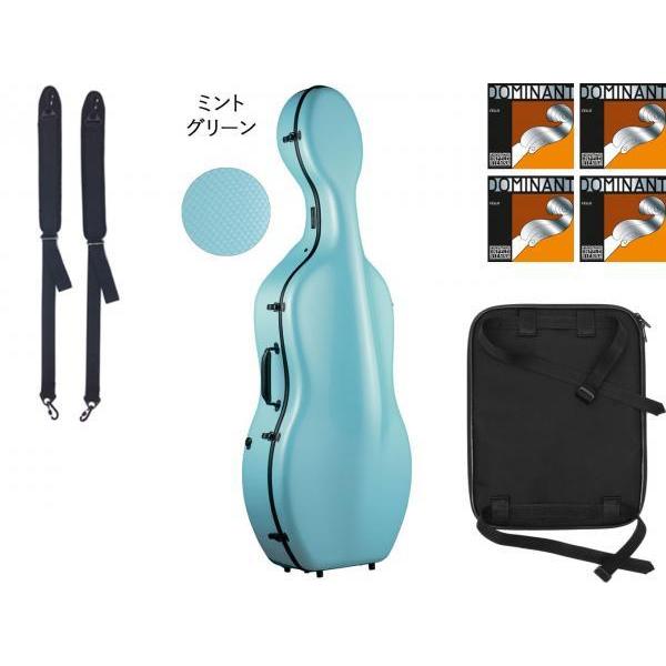 Carbon Mac CFC-3 `F P[X ~gO[ MTG n[hP[X 4/4 bN F cello cases mint green Zbg B@kC    s