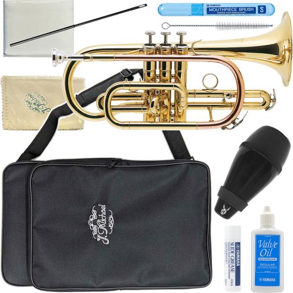 【以下対応不可　北海道 沖縄 離島 代引き 同梱】コルネットはトランペットよりも柔らかな音色。運指は同じですので持ち替えとしても楽しんで頂けます。フレーズの移り変わりも滑らかでゆったりとした演奏をお楽しみ頂けます。ゴールドコルネットはシルバ...